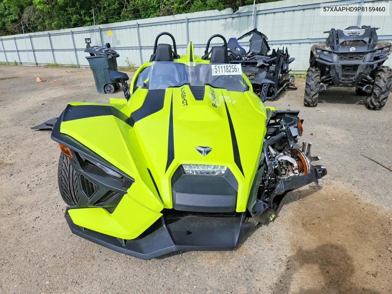 2023 Polaris Slingshot Sl VIN: 57XAAPHD9P8159460 Lot: 51118256
