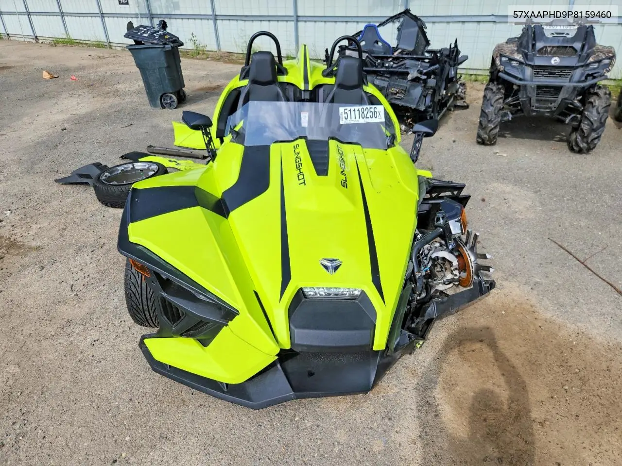 2023 Polaris Slingshot Sl VIN: 57XAAPHD9P8159460 Lot: 51118256