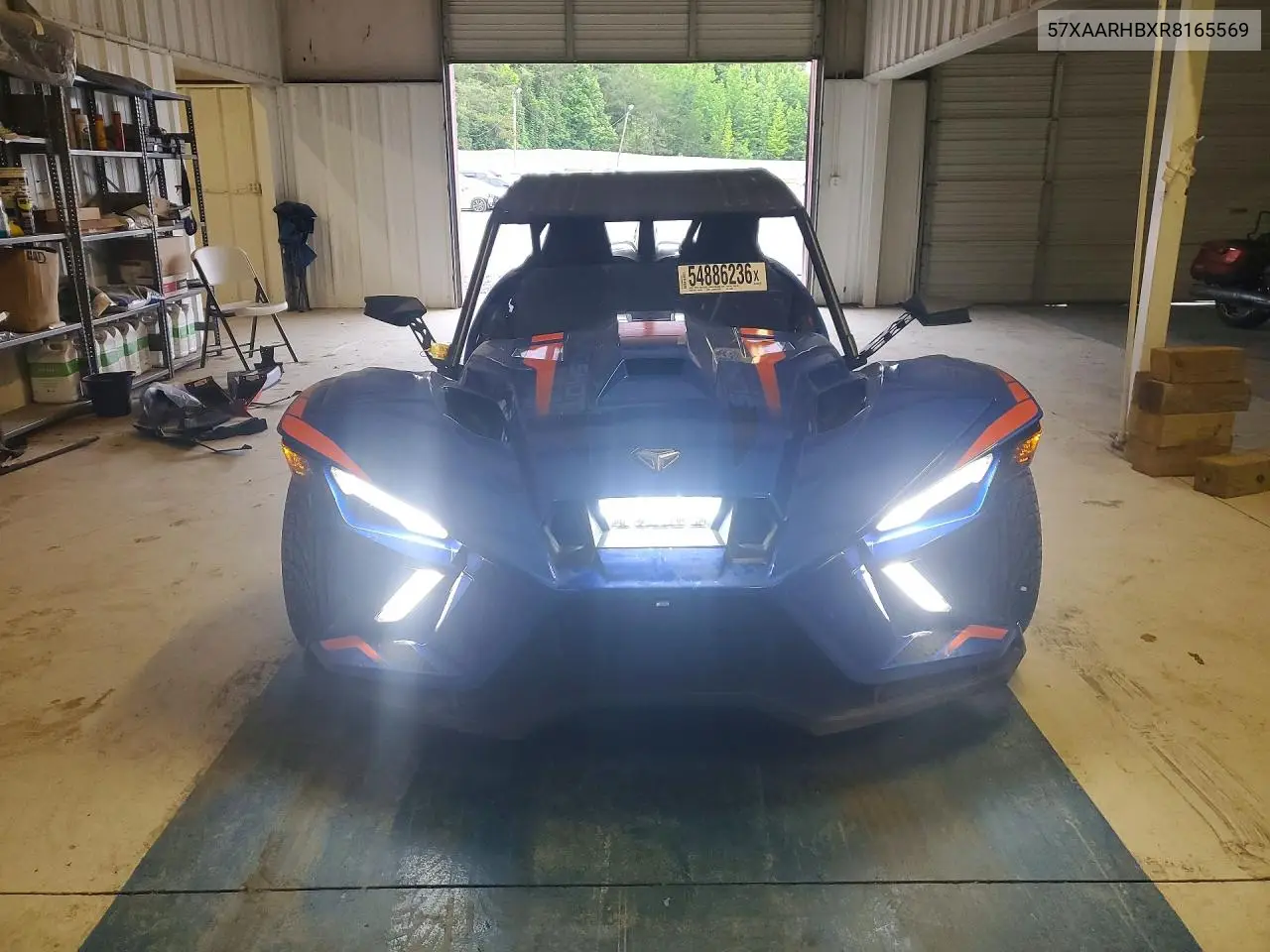 2024 Polaris Slingshot R VIN: 57XAARHBXR8165569 Lot: 54886236
