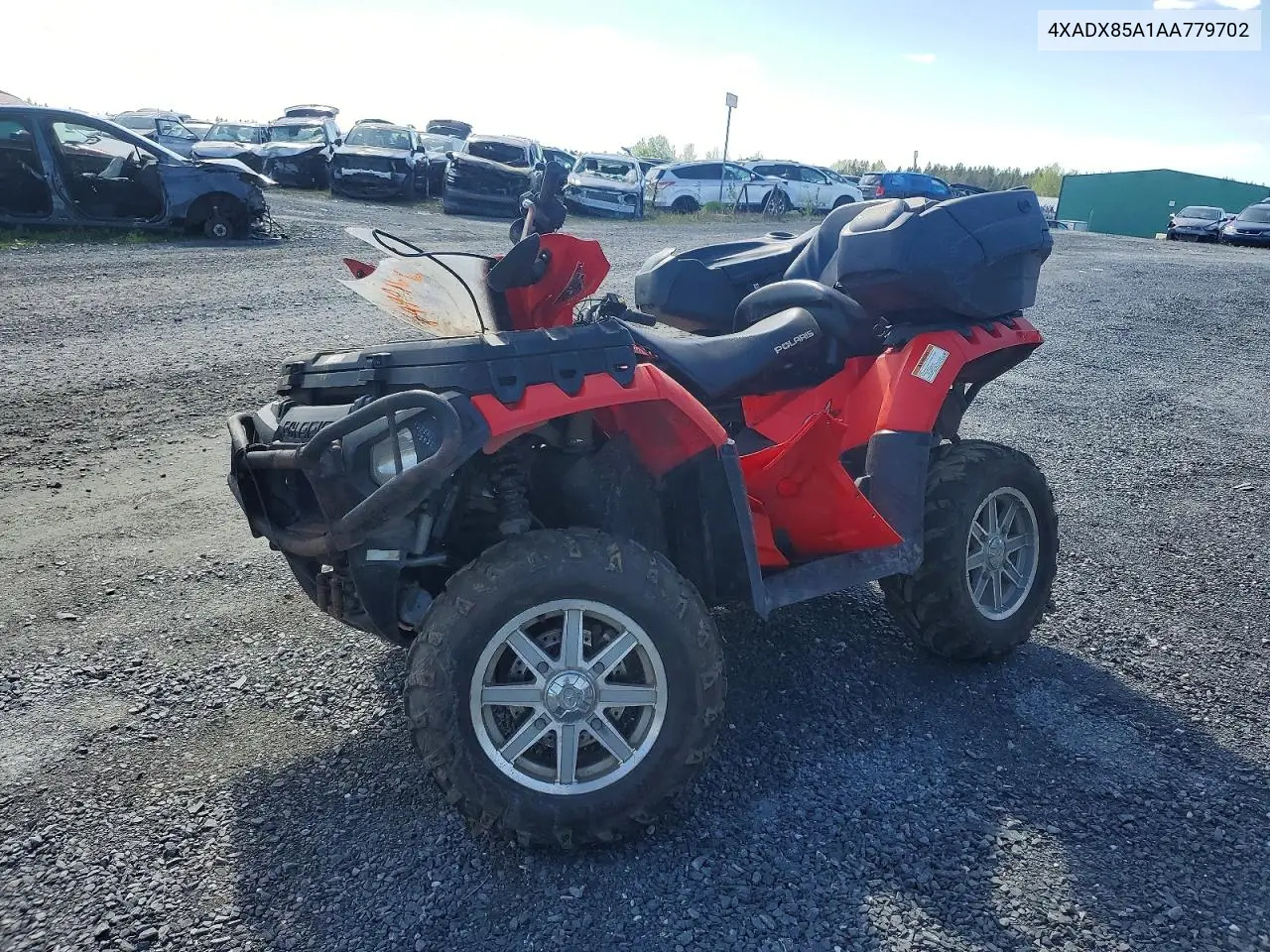 2010 Polaris Sporstman VIN: 4XADX85A1AA779702 Lot: 53599016