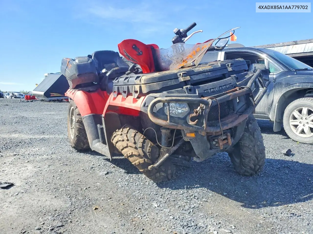 2010 Polaris Sporstman VIN: 4XADX85A1AA779702 Lot: 53599016