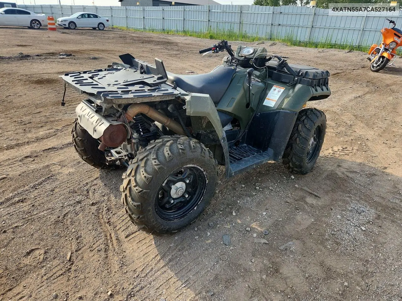 2012 Polaris Sportsman 550 VIN: 4XATN55A7CA527164 Lot: 61886516