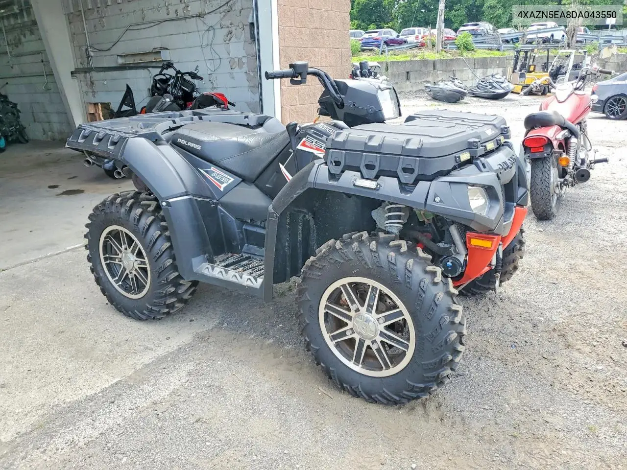 2013 Polaris Sportsman Atv VIN: 4XAZN5EA8DA043550 Lot: 60675986