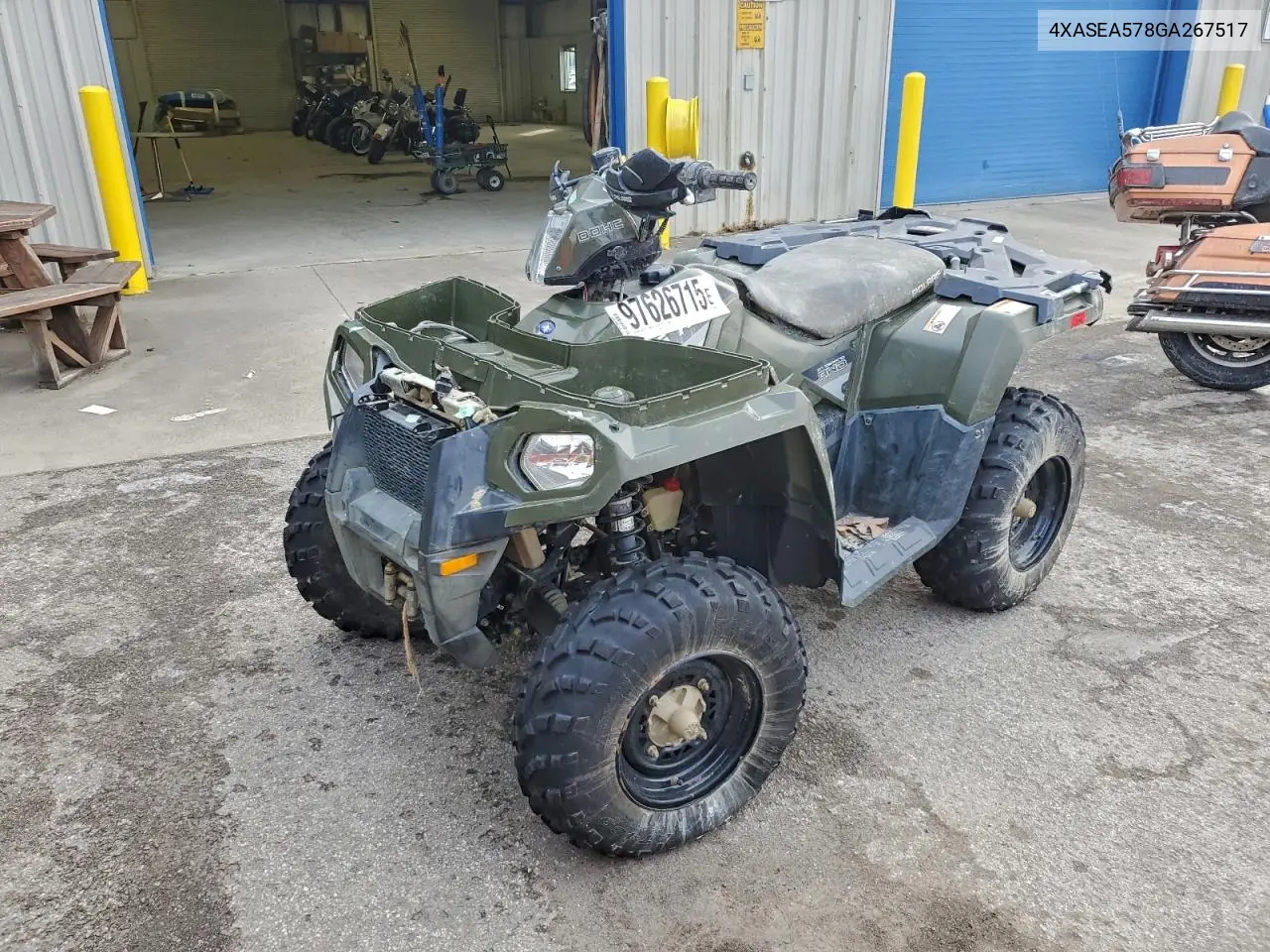 2016 Polaris Sportsman 570 VIN: 4XASEA578GA267517 Lot: 77015355