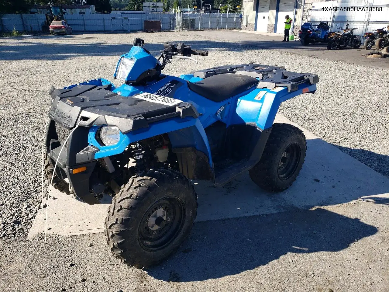 2017 Polaris Sportsman 450 H.o. VIN: 4XASEA500HA638688 Lot: 60457306