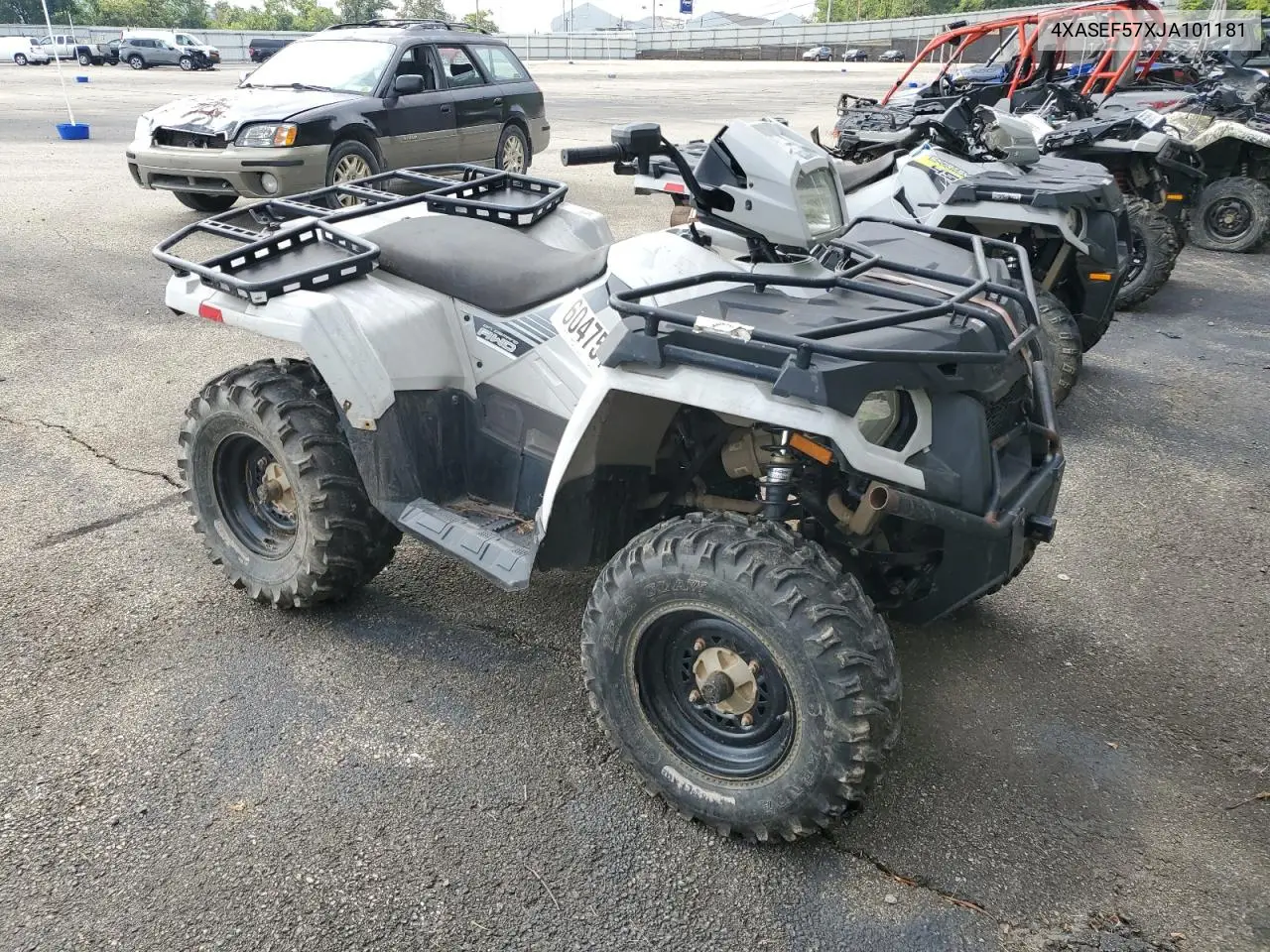 2018 Polaris Atv VIN: 4XASEF57XJA101181 Lot: 60475155