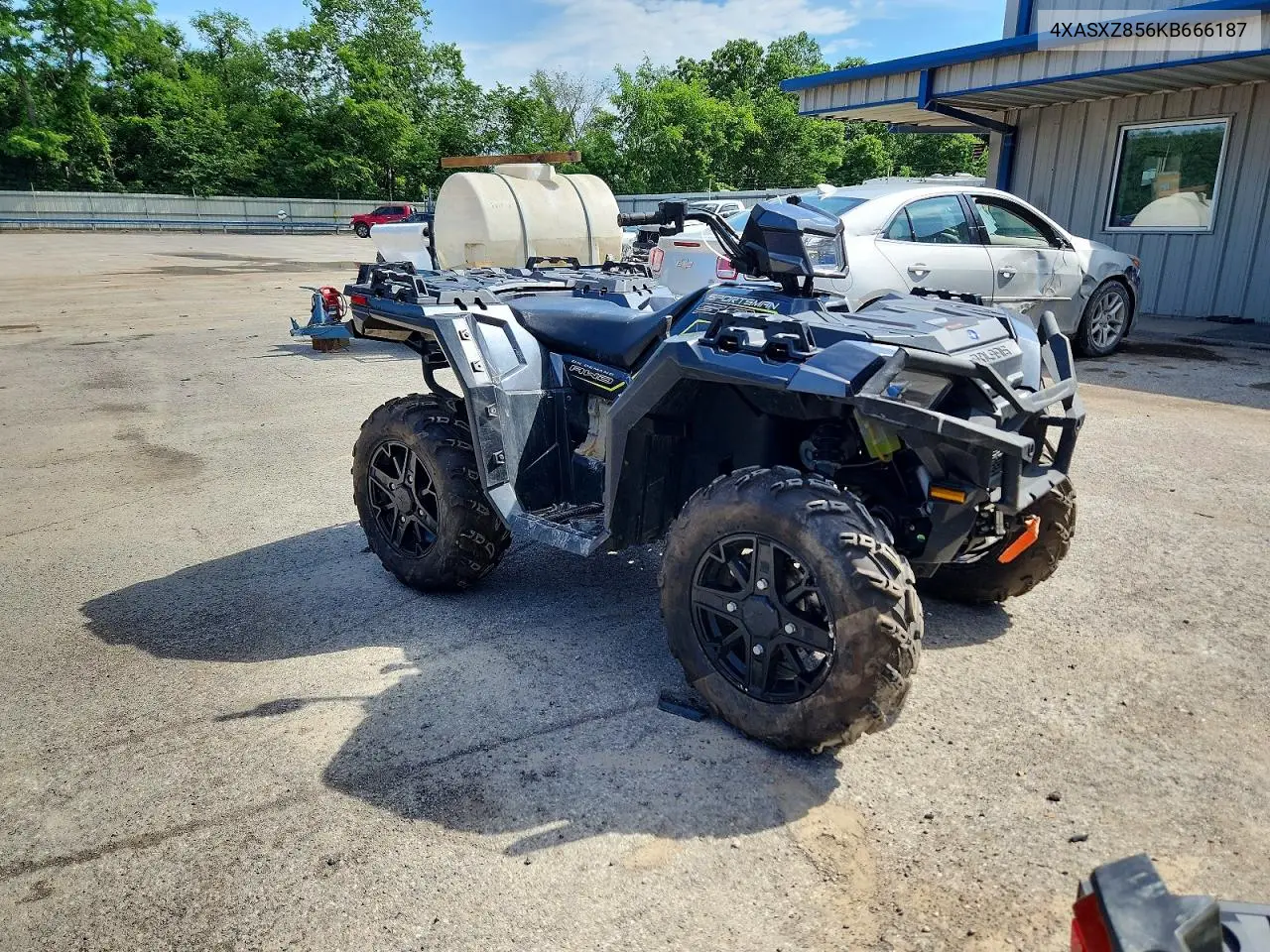 2019 Polaris Sportsman Atv VIN: 4XASXZ856KB666187 Lot: 57565736