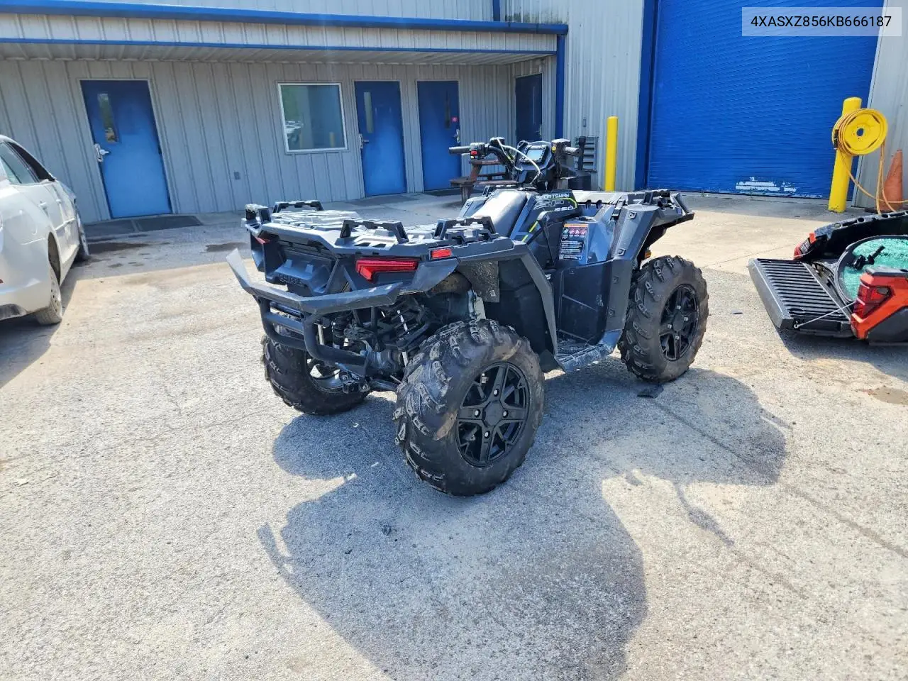 2019 Polaris Sportsman Atv VIN: 4XASXZ856KB666187 Lot: 57565736
