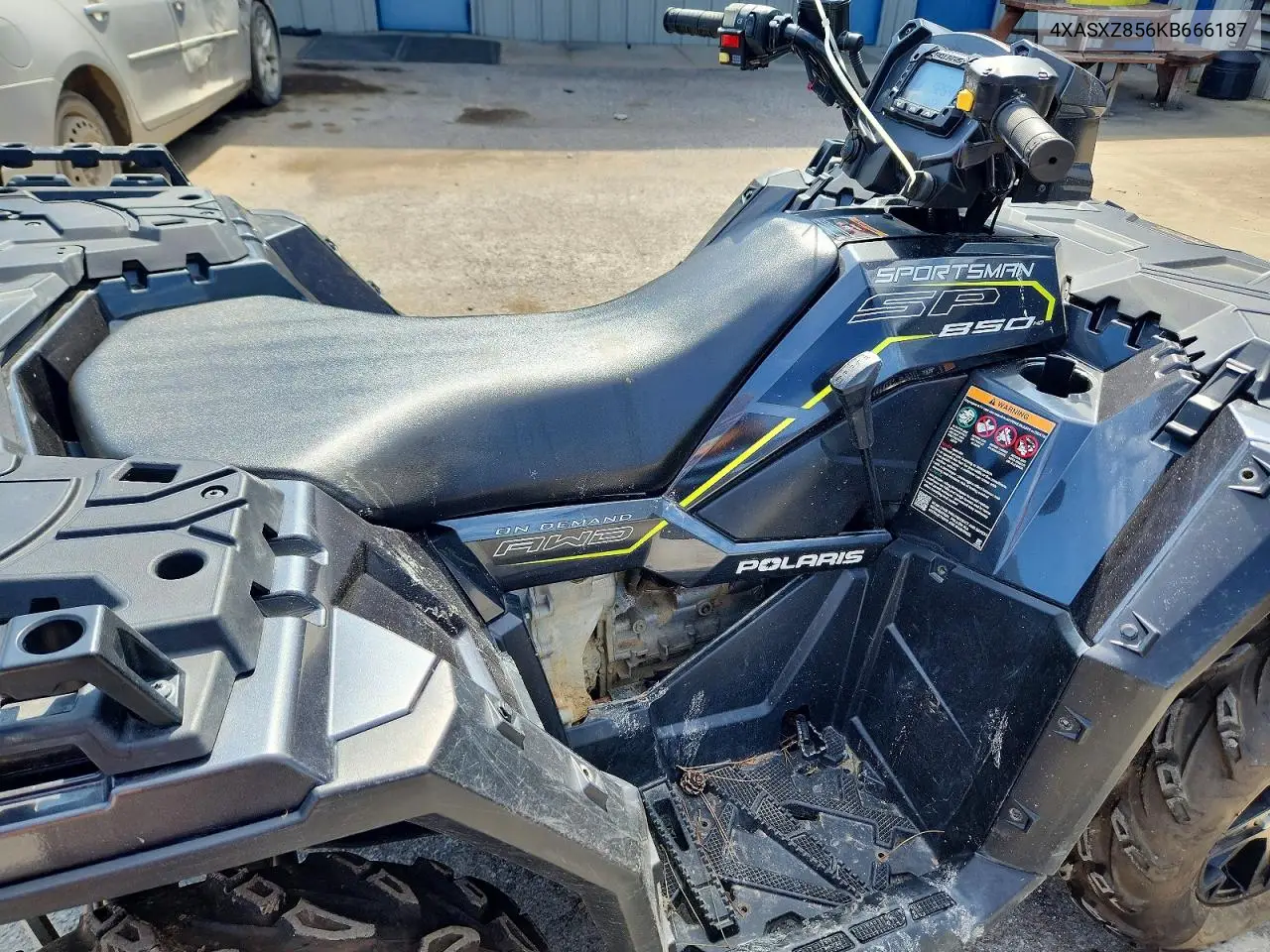 2019 Polaris Sportsman Atv VIN: 4XASXZ856KB666187 Lot: 57565736