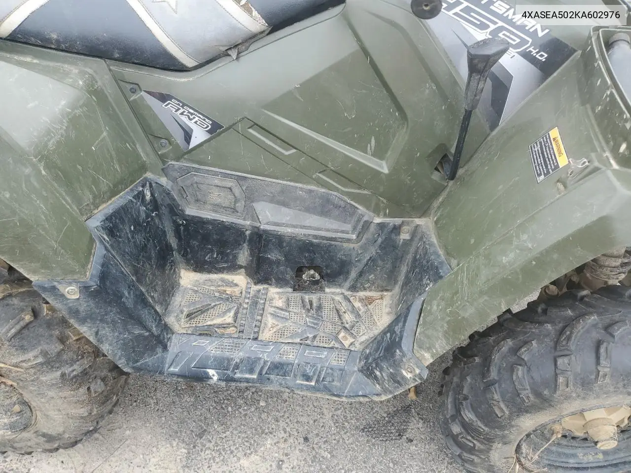 2019 Polaris Sportsman 450 H.o. VIN: 4XASEA502KA602976 Lot: 67301185