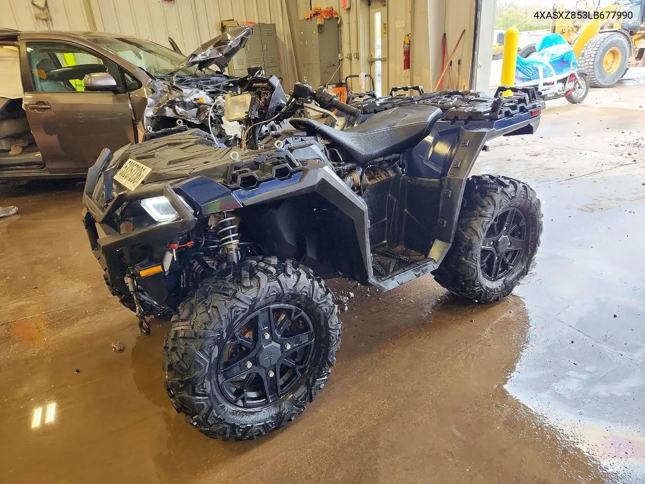 2020 Polaris Sporstman Atv VIN: 4XASXZ853LB677990 Lot: 53257236