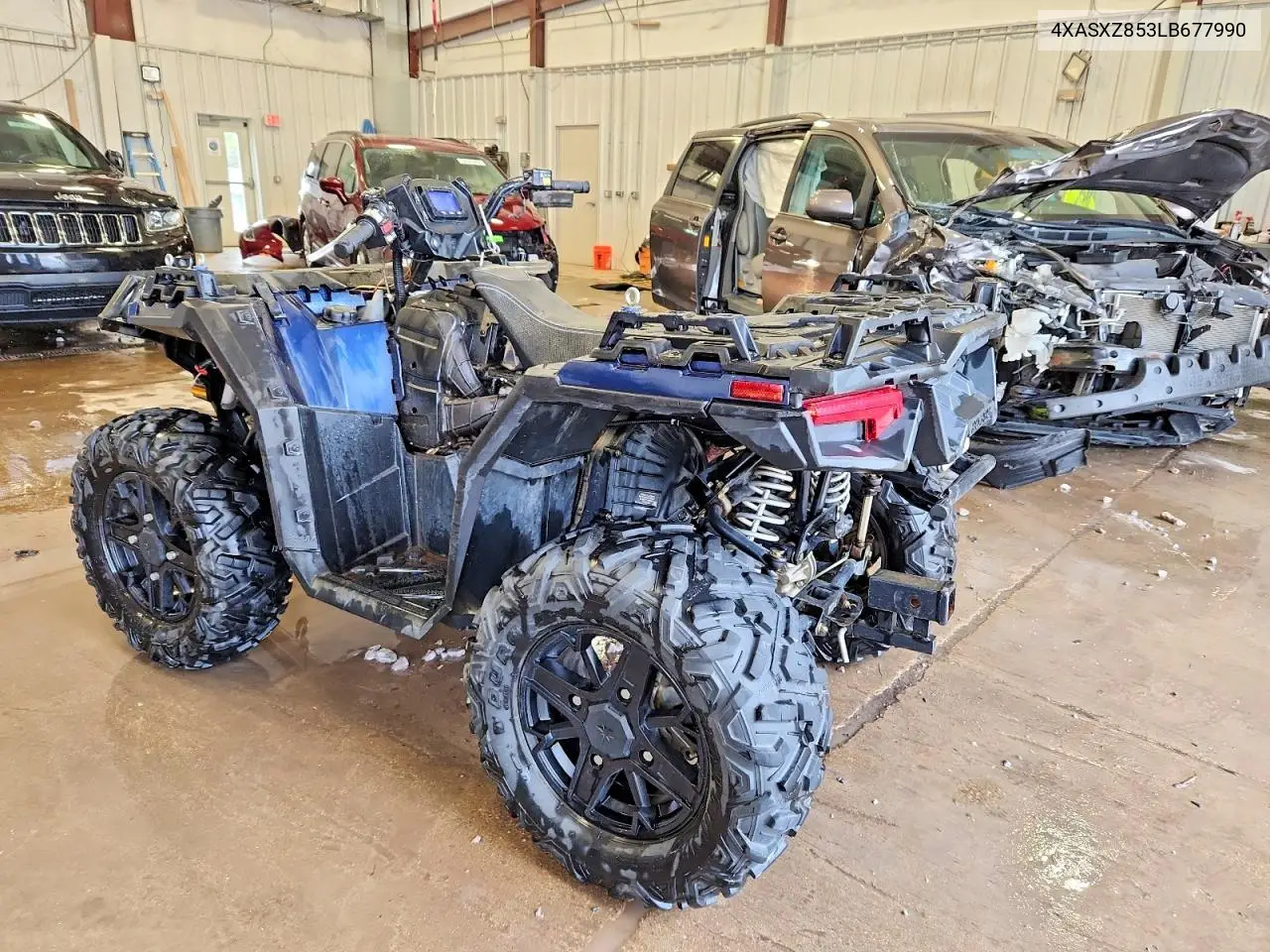 2020 Polaris Sporstman Atv VIN: 4XASXZ853LB677990 Lot: 53257236