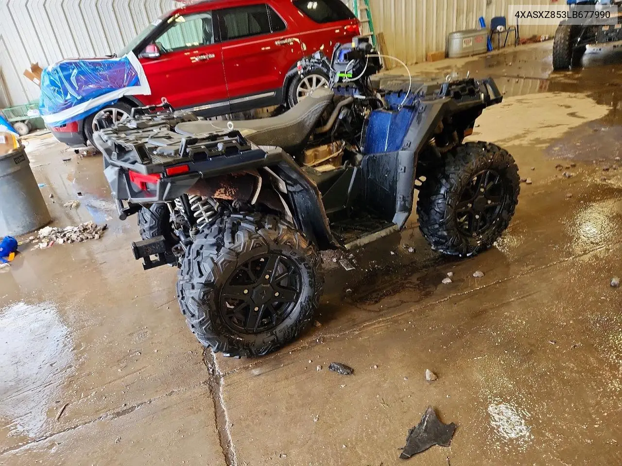 2020 Polaris Sporstman Atv VIN: 4XASXZ853LB677990 Lot: 53257236
