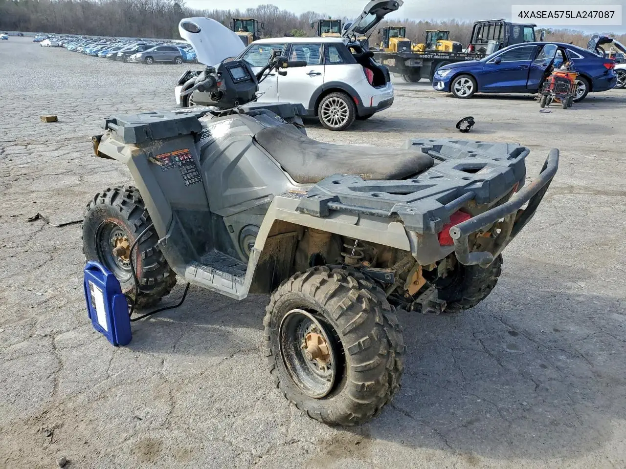 2020 Polaris Sportsman Atv VIN: 4XASEA575LA247087 Lot: 72958735