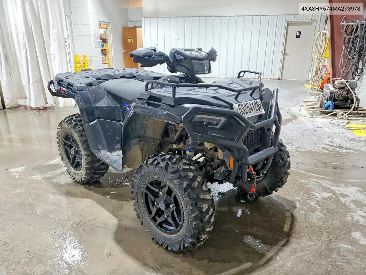 2021 Polaris Sporstman Atv VIN: 4XASHY574MA293978 Lot: 53254126