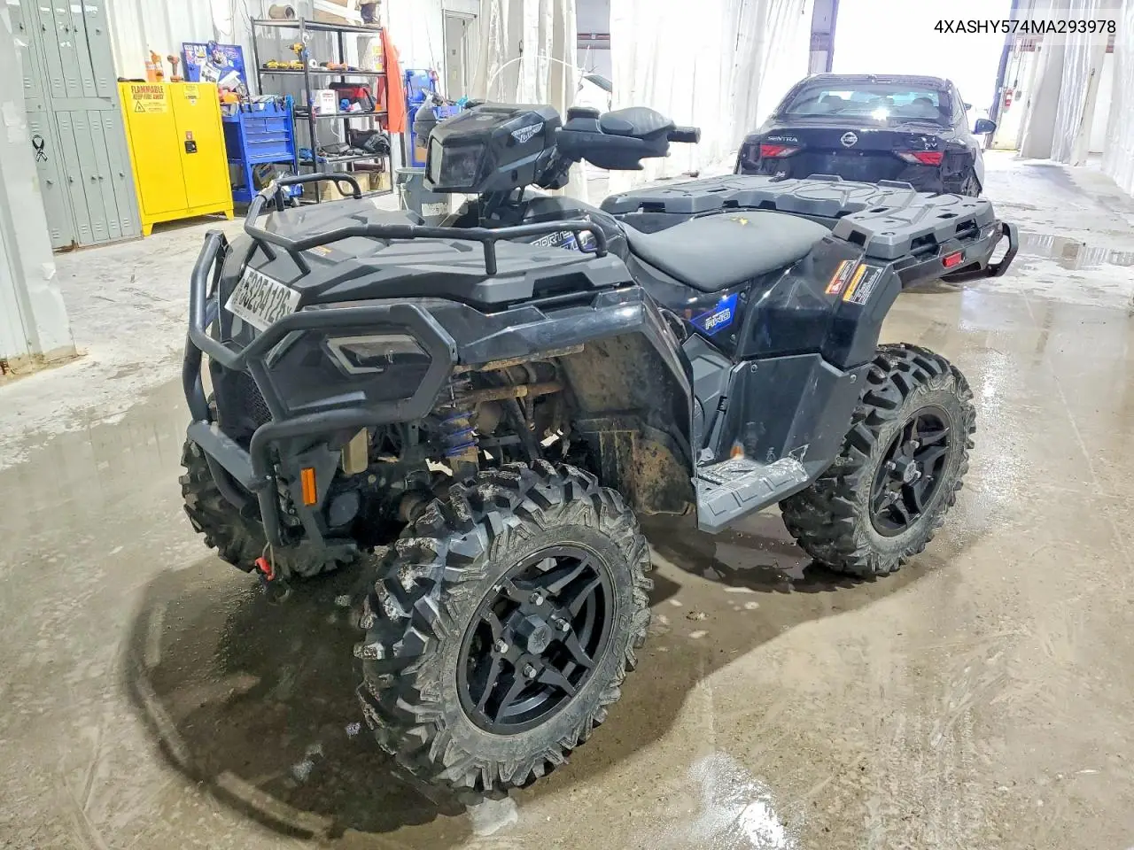 2021 Polaris Sporstman Atv VIN: 4XASHY574MA293978 Lot: 53254126