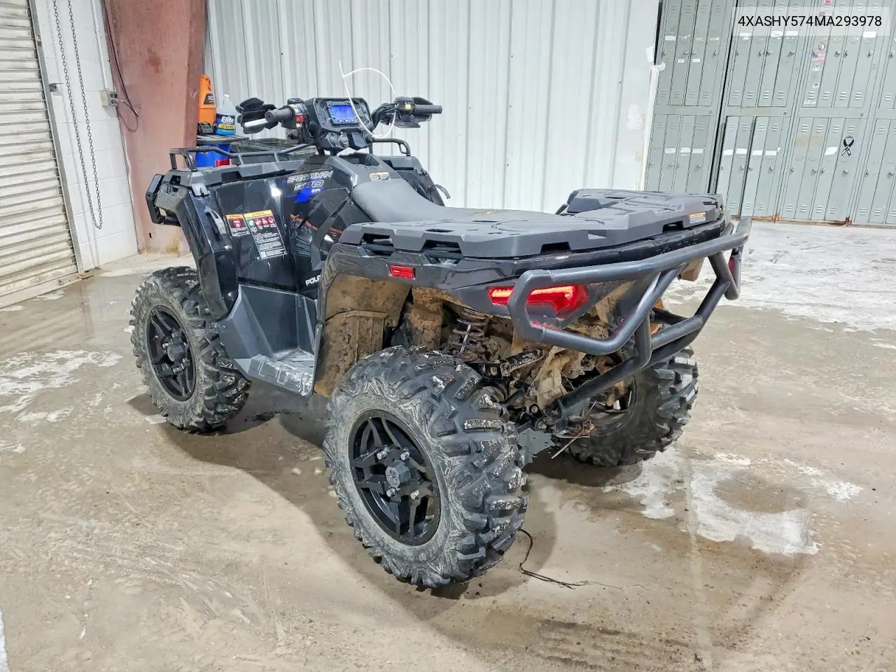 2021 Polaris Sporstman Atv VIN: 4XASHY574MA293978 Lot: 53254126