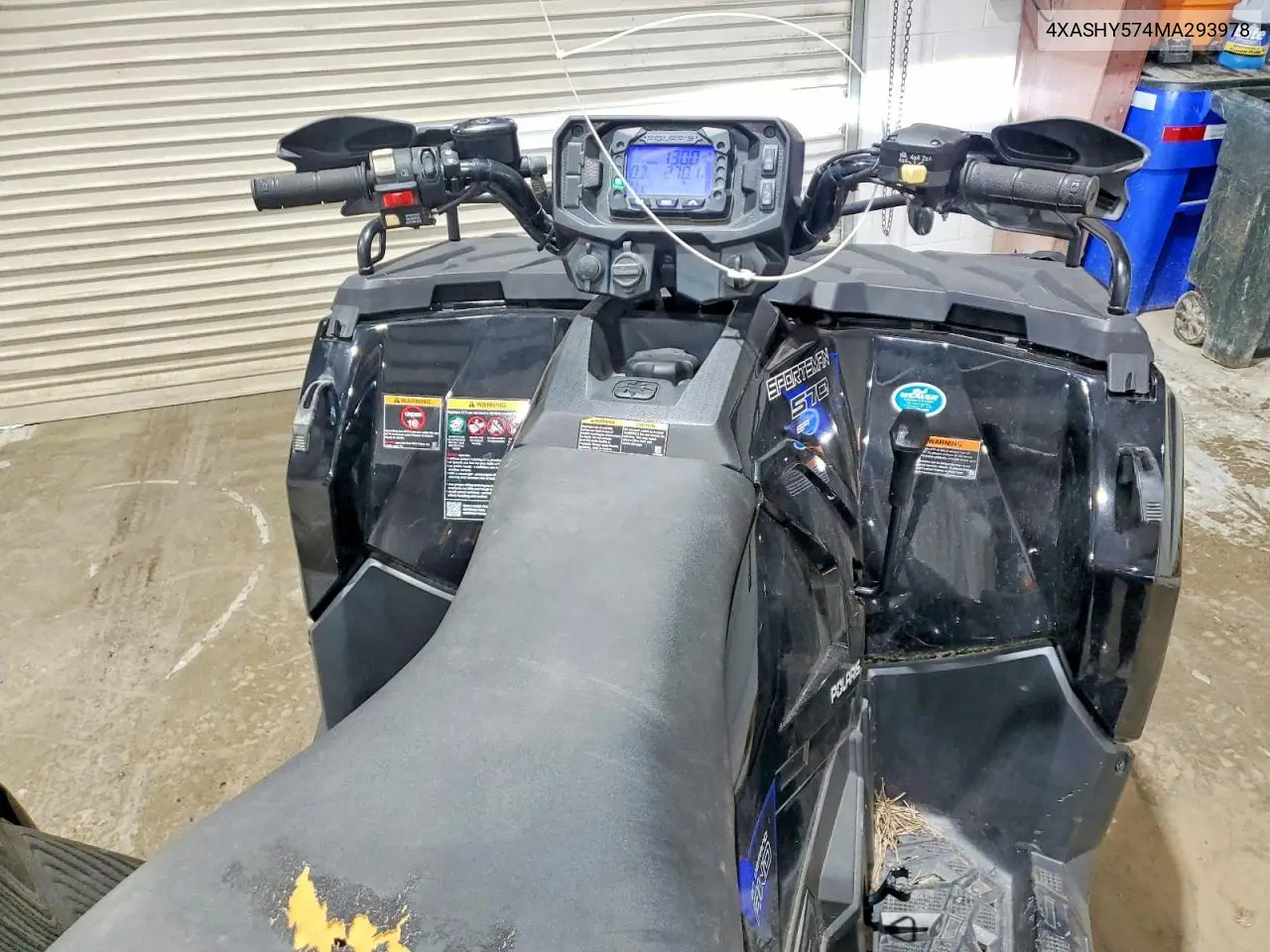 2021 Polaris Sporstman Atv VIN: 4XASHY574MA293978 Lot: 53254126