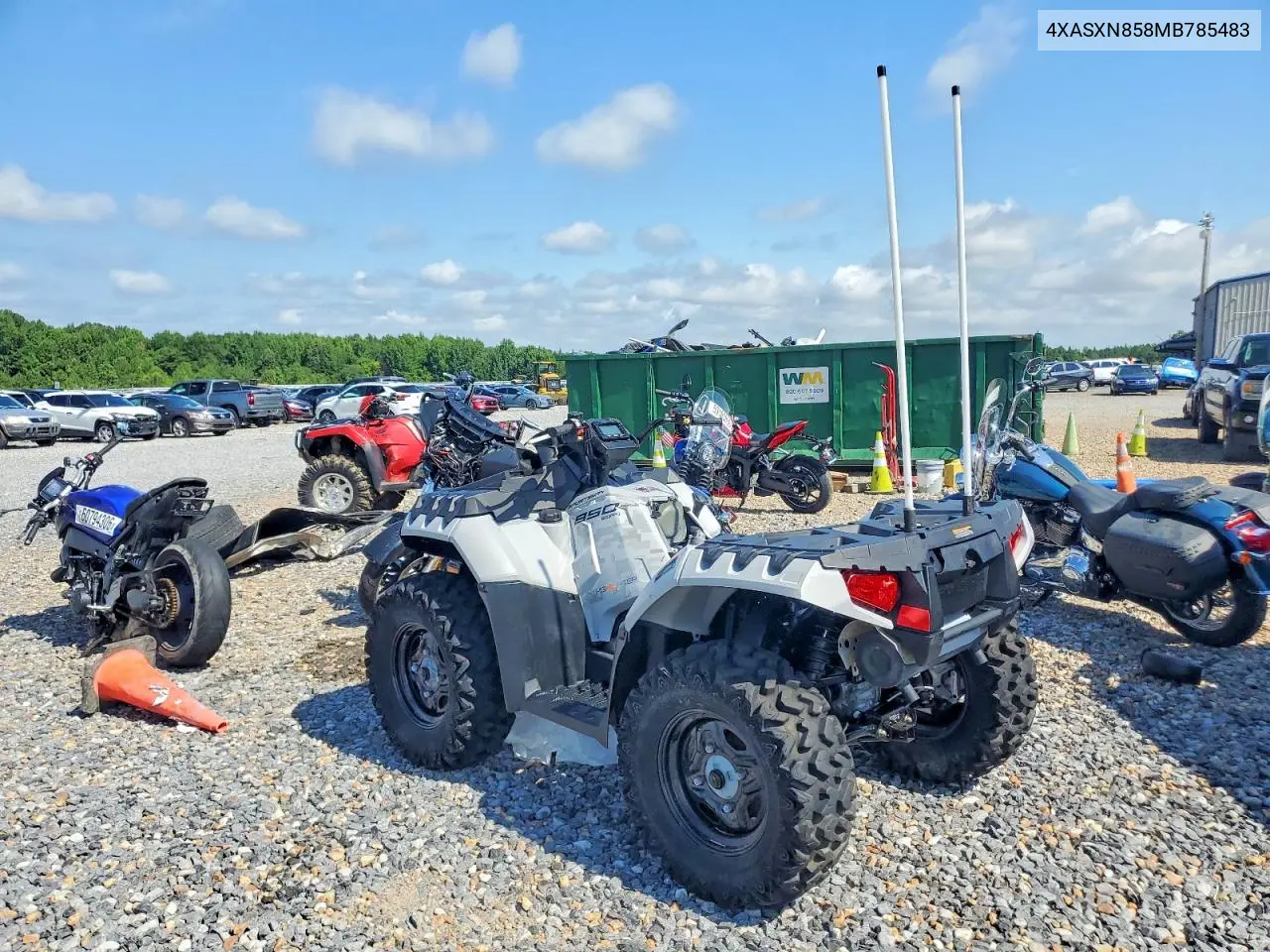 2021 Polaris Sportsman 850 High Lifter Edition VIN: 4XASXN858MB785483 Lot: 61603656
