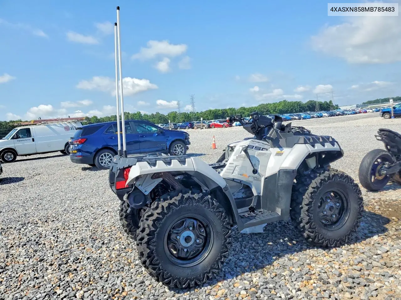 2021 Polaris Sportsman 850 High Lifter Edition VIN: 4XASXN858MB785483 Lot: 61603656