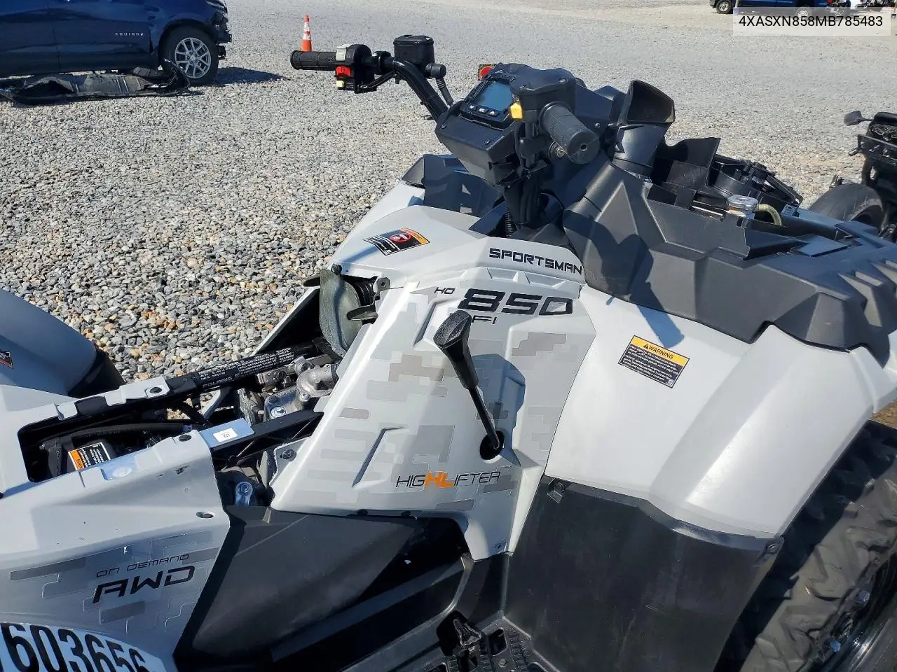 2021 Polaris Sportsman 850 High Lifter Edition VIN: 4XASXN858MB785483 Lot: 61603656
