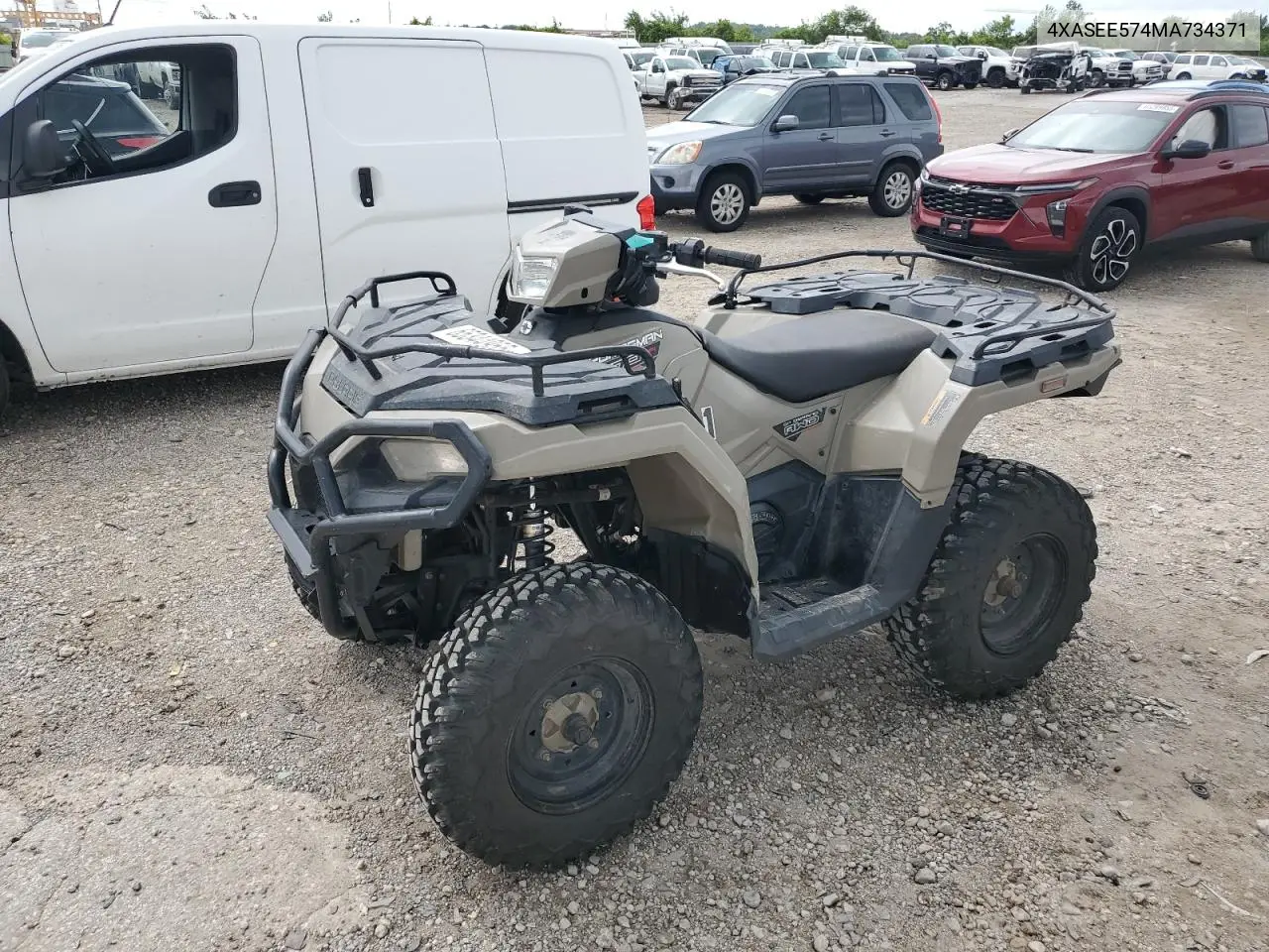 2021 Polaris Sportsman 570 Eps VIN: 4XASEE574MA734371 Lot: 65344955