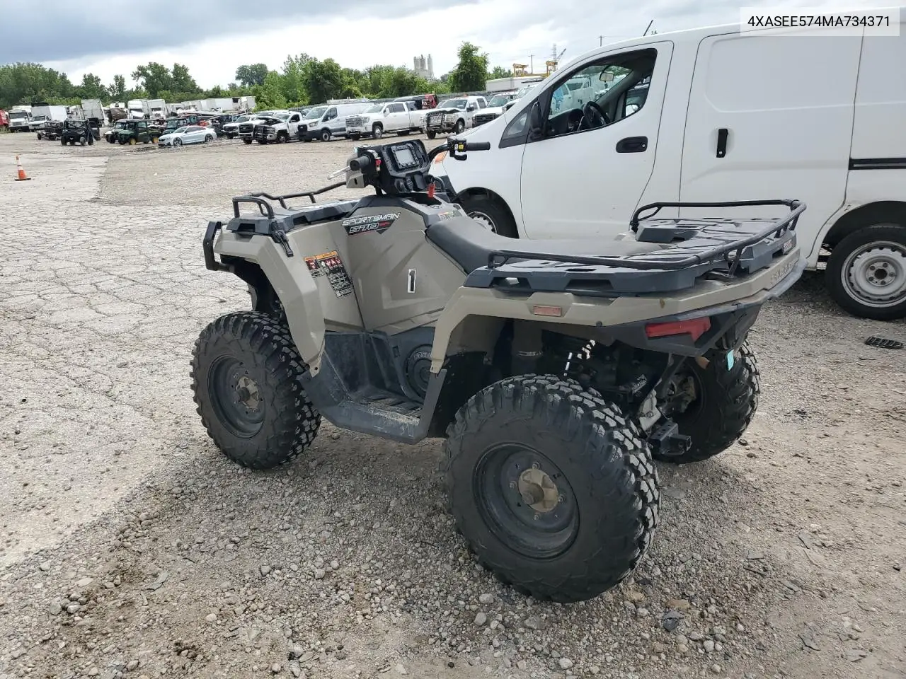 2021 Polaris Sportsman 570 Eps VIN: 4XASEE574MA734371 Lot: 65344955