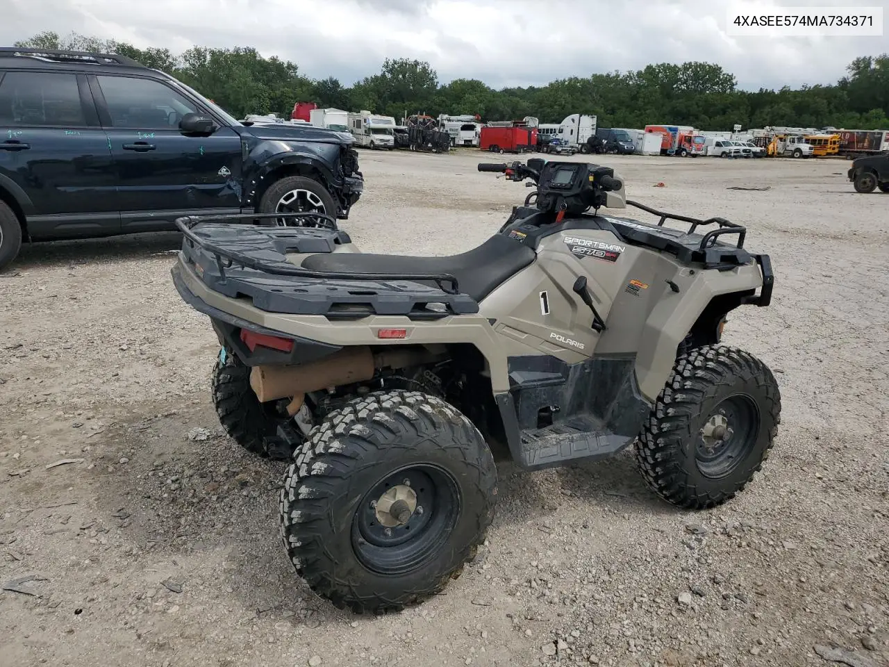 2021 Polaris Sportsman 570 Eps VIN: 4XASEE574MA734371 Lot: 65344955