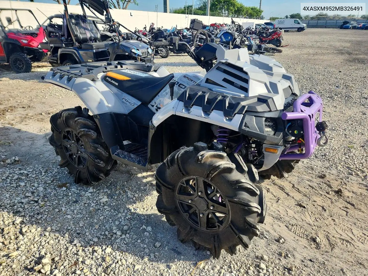 2021 Polaris Sporstman Atv VIN: 4XASXM952MB326491 Lot: 85460375