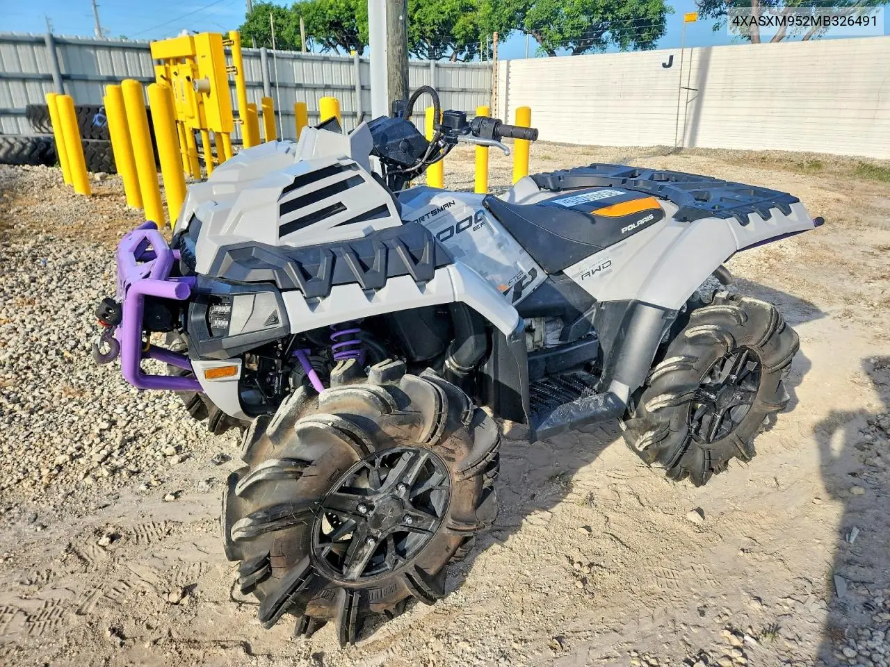 2021 Polaris Sporstman Atv VIN: 4XASXM952MB326491 Lot: 85460375