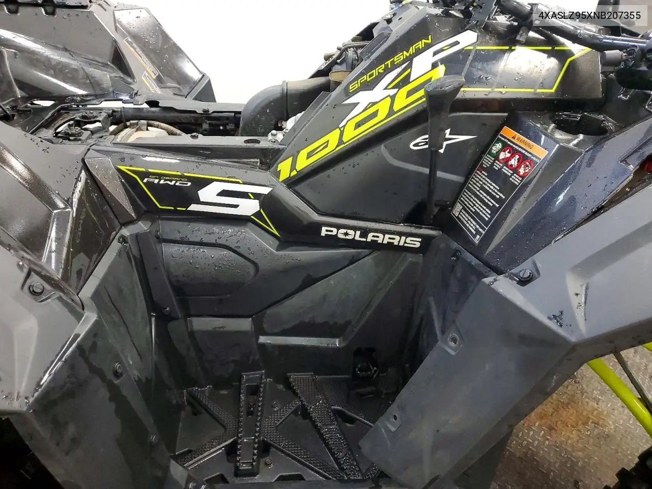 2022 Polaris Sporstman Xp1000 Atv VIN: 4XASLZ95XNB207355 Lot: 45604486