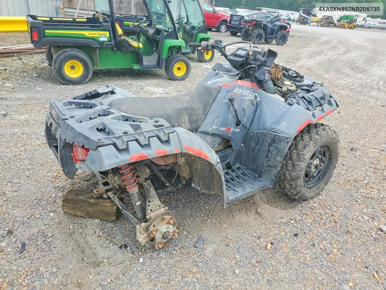 2022 Polaris Sporstman 850 Atv VIN: 4XASXN857NB206730 Lot: 51424126