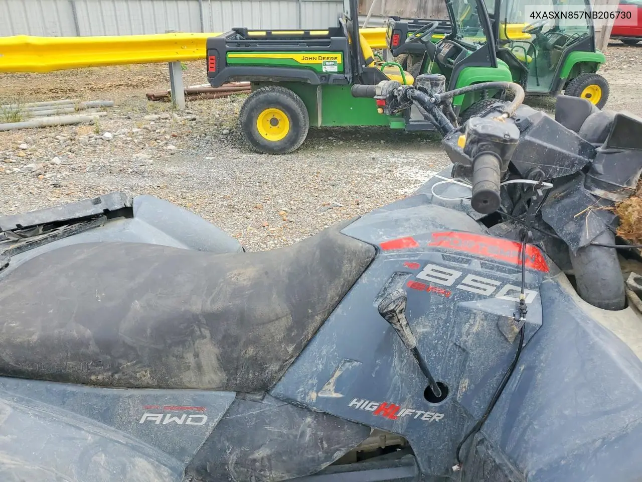 2022 Polaris Sporstman 850 Atv VIN: 4XASXN857NB206730 Lot: 51424126