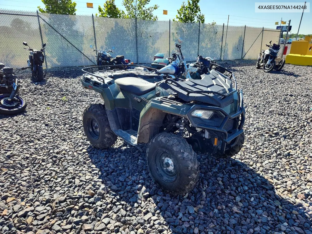 2022 Polaris Sportsman 450 H.o. Eps VIN: 4XASEE507NA144248 Lot: 60549846