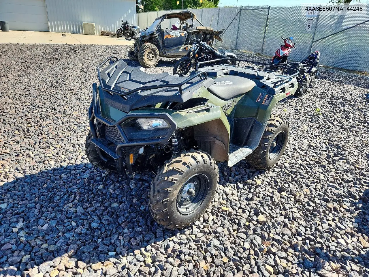 2022 Polaris Sportsman 450 H.o. Eps VIN: 4XASEE507NA144248 Lot: 60549846