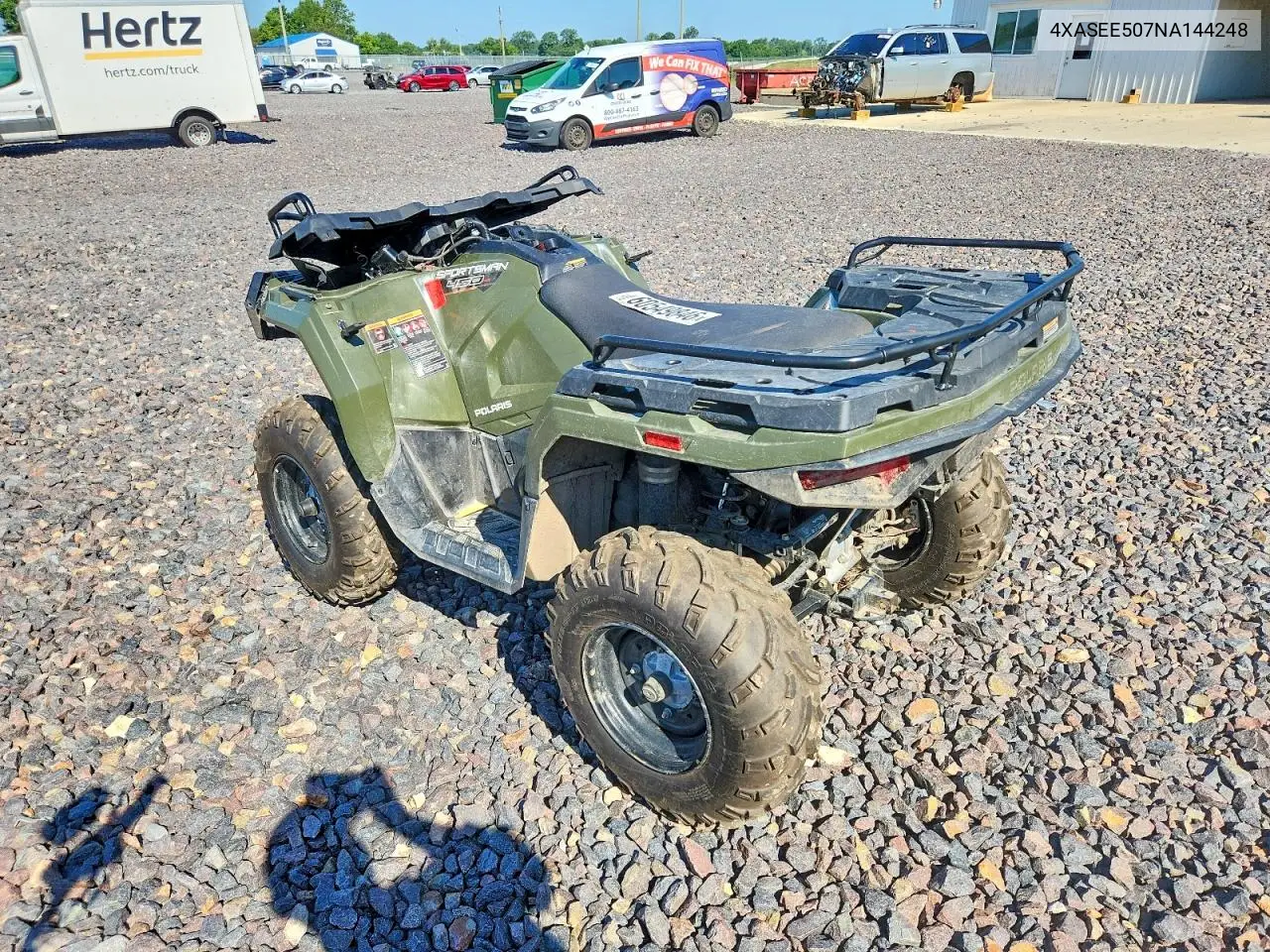 2022 Polaris Sportsman 450 H.o. Eps VIN: 4XASEE507NA144248 Lot: 60549846