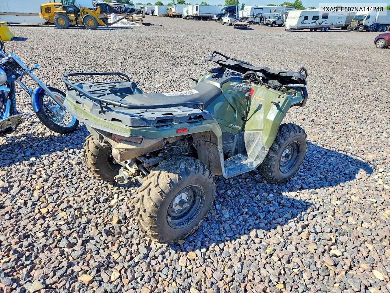 2022 Polaris Sportsman 450 H.o. Eps VIN: 4XASEE507NA144248 Lot: 60549846