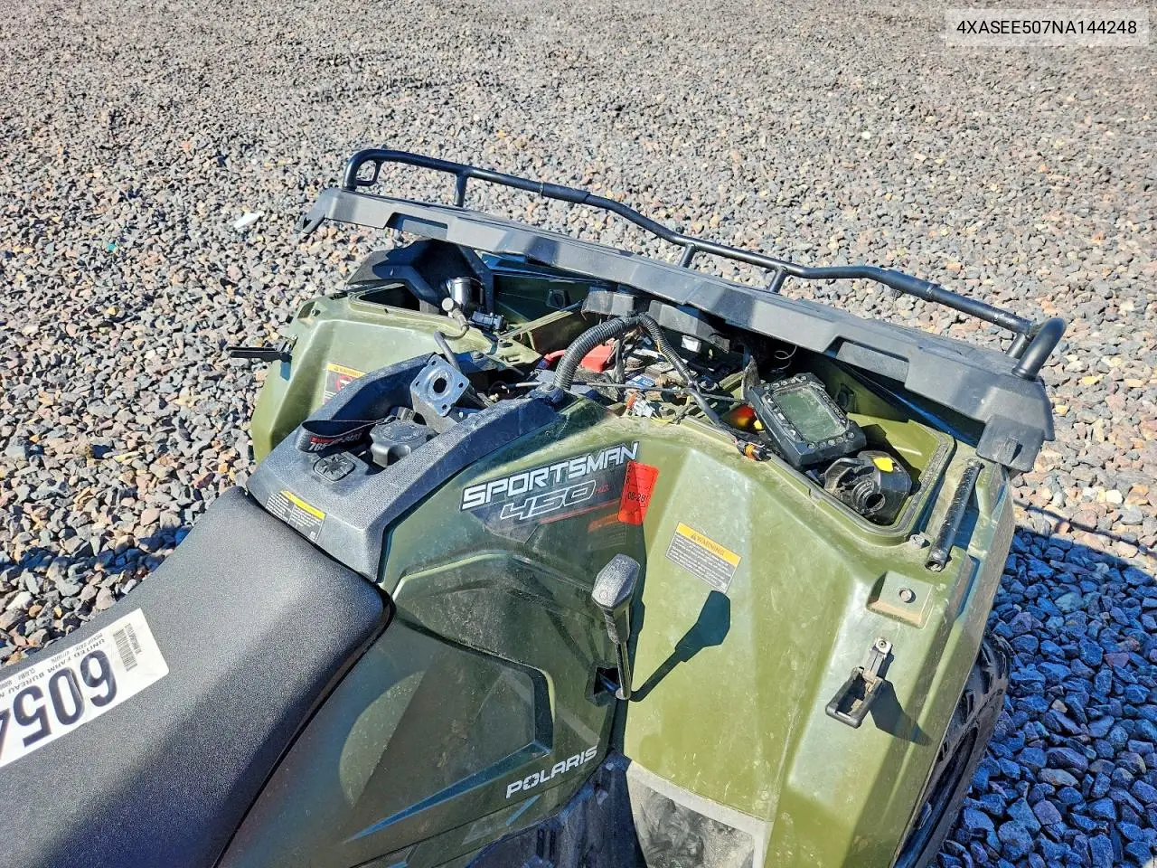 2022 Polaris Sportsman 450 H.o. Eps VIN: 4XASEE507NA144248 Lot: 60549846