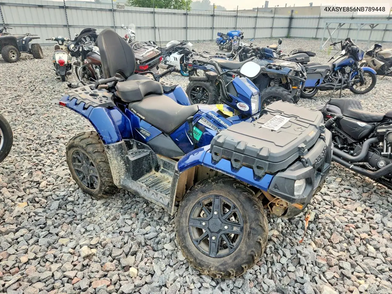 2022 Polaris Sportsman Touring 850 VIN: 4XASYE856NB789448 Lot: 61317336