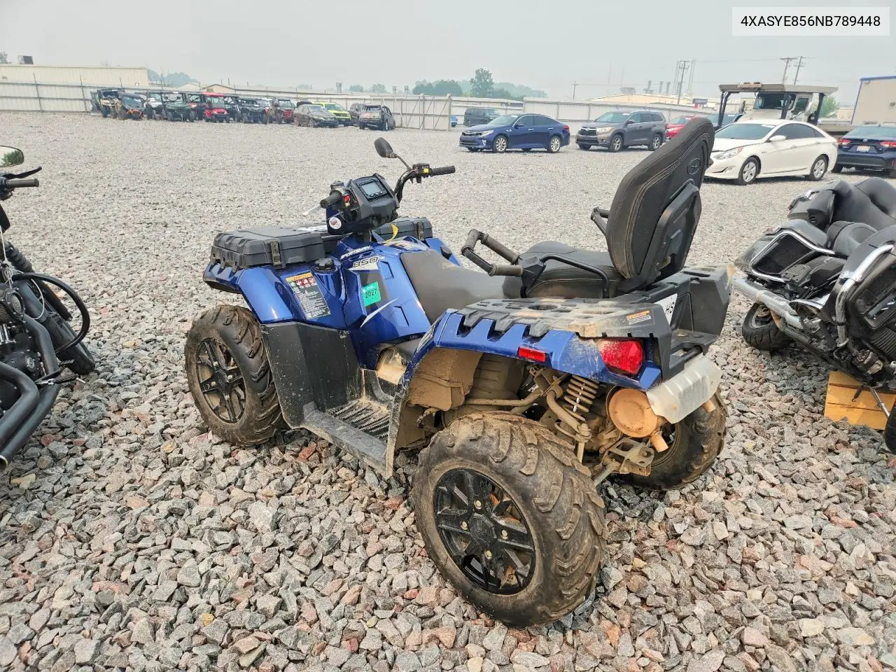 2022 Polaris Sportsman Touring 850 VIN: 4XASYE856NB789448 Lot: 61317336