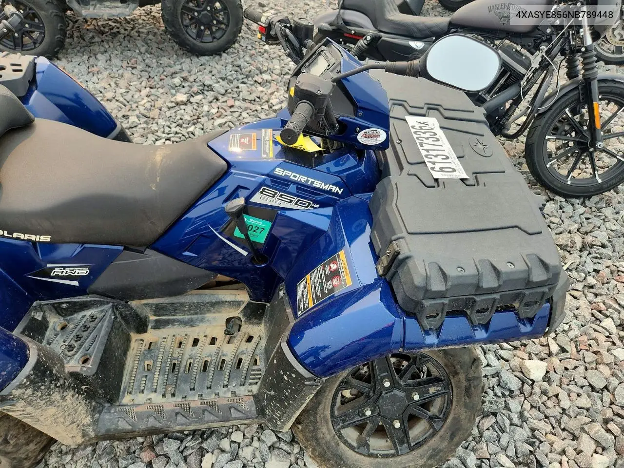 2022 Polaris Sportsman Touring 850 VIN: 4XASYE856NB789448 Lot: 61317336
