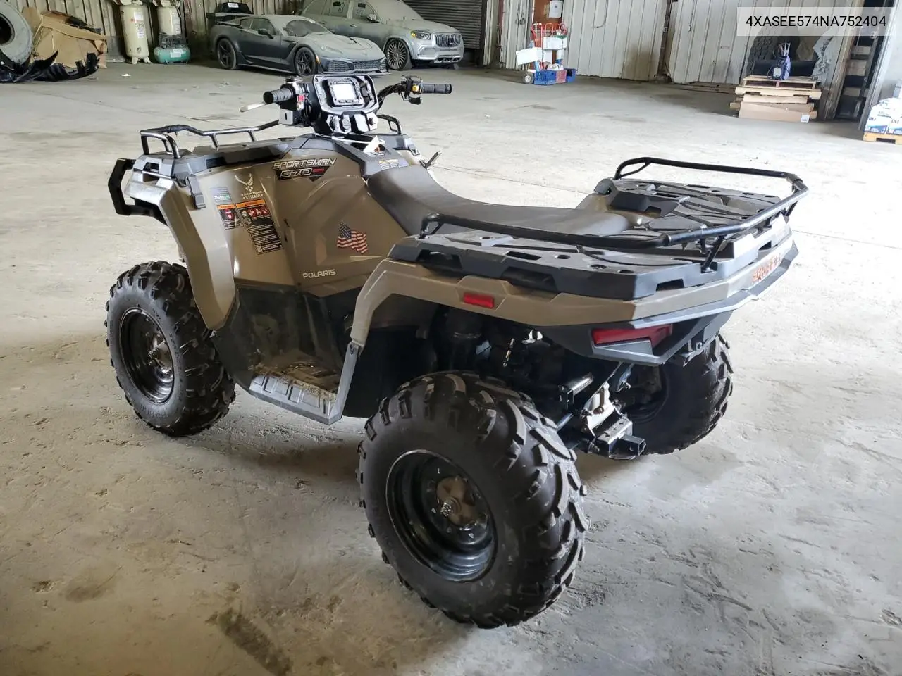 2022 Polaris Sportsman 570 Eps VIN: 4XASEE574NA752404 Lot: 96876185