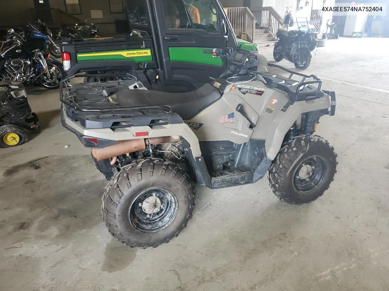 2022 Polaris Sportsman 570 Eps VIN: 4XASEE574NA752404 Lot: 96876185
