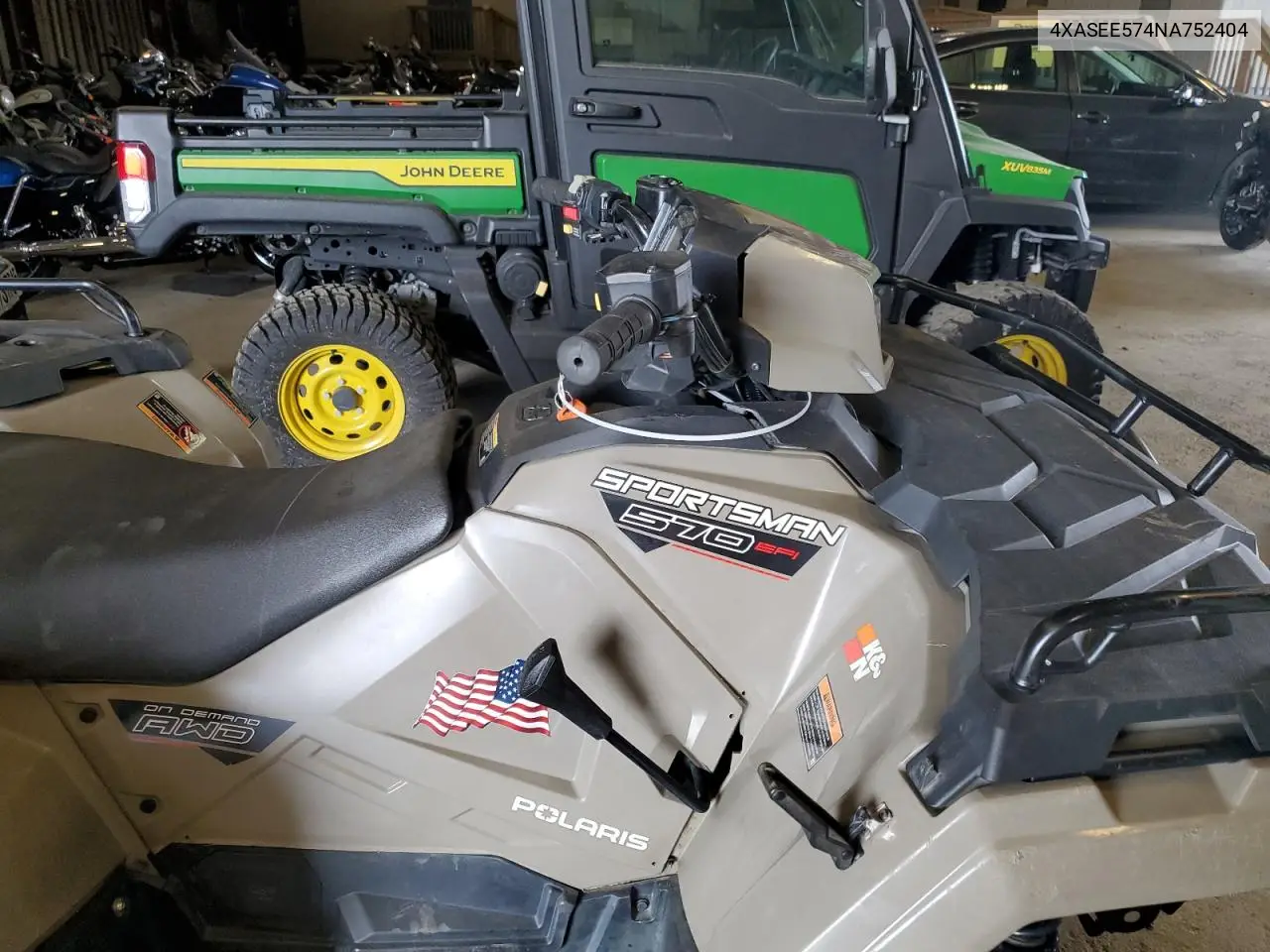 2022 Polaris Sportsman 570 Eps VIN: 4XASEE574NA752404 Lot: 96876185
