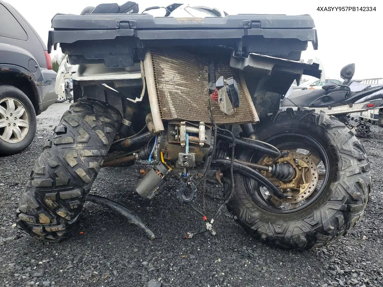 2023 Polaris Sportsman VIN: 4XASYY957PB142334 Lot: 41870566