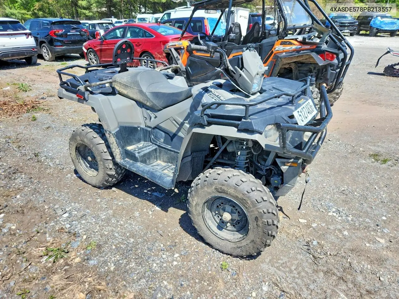 2023 Polaris Sporstman Atv VIN: 4XASDE578PB213557 Lot: 51274836