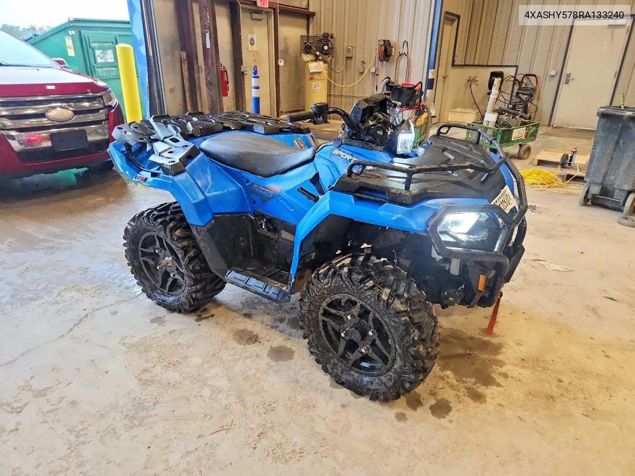 2024 Polaris Sportsman Atv VIN: 4XASHY578RA133240 Lot: 55656936