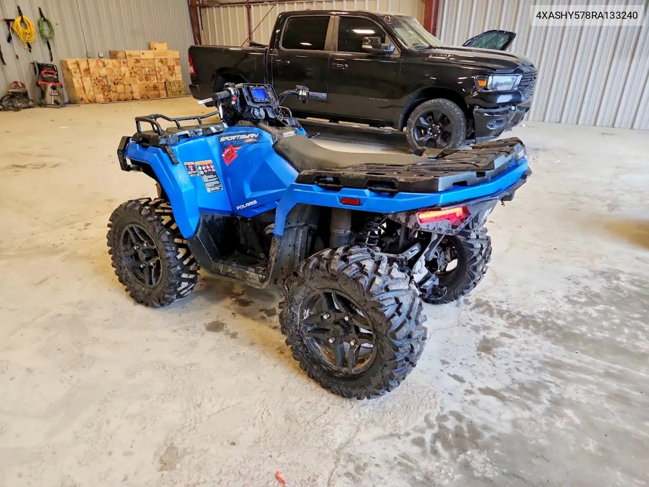 2024 Polaris Sportsman Atv VIN: 4XASHY578RA133240 Lot: 55656936