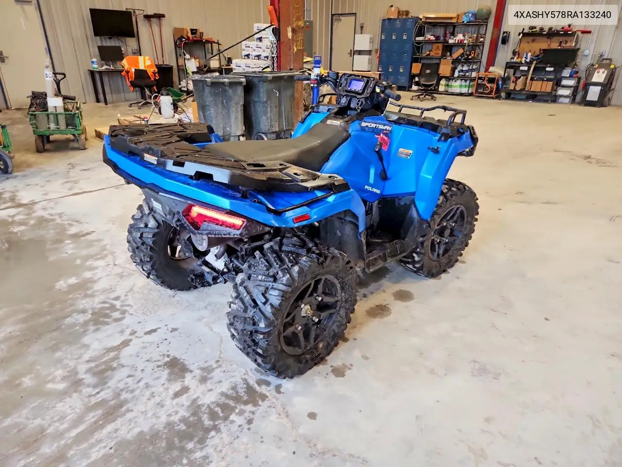 2024 Polaris Sportsman Atv VIN: 4XASHY578RA133240 Lot: 55656936
