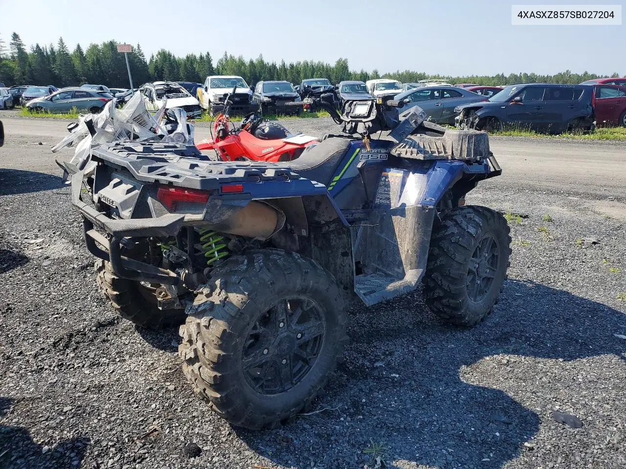 2025 Polaris Sportsman 850 Ultimate Trail Le VIN: 4XASXZ857SB027204 Lot: 57749446
